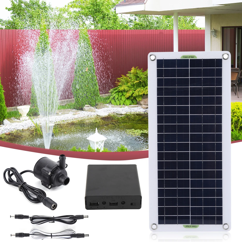 Solar Pool Pump Kit - 30W 800L/H DC 18V Low Noise