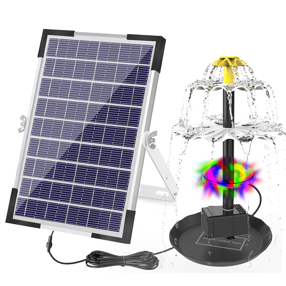 Solar Pool Pump Kit - Solar Fountain Pump for Bird Bath
