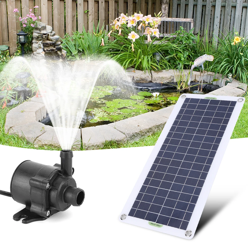 30W 800L/H DC 18V Low Noise Br - đánh giá và giá Solar Pool Pump Kit