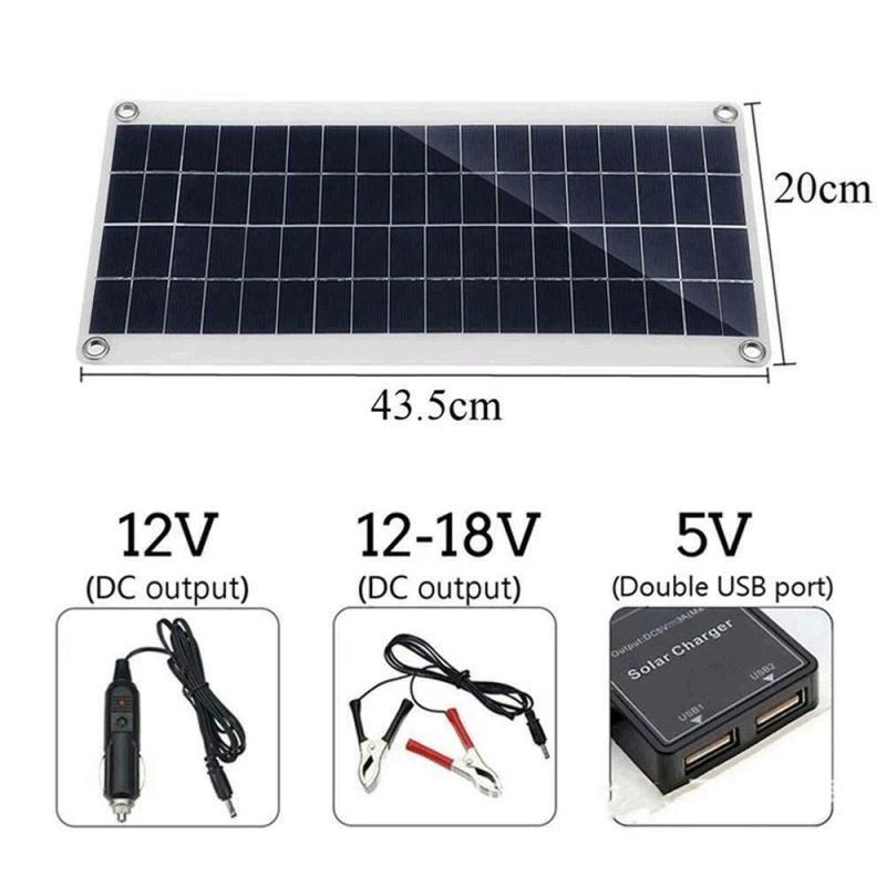 Solar Panel Kit 30W 12V Dual U - đánh giá và giá Solar Pump Controller