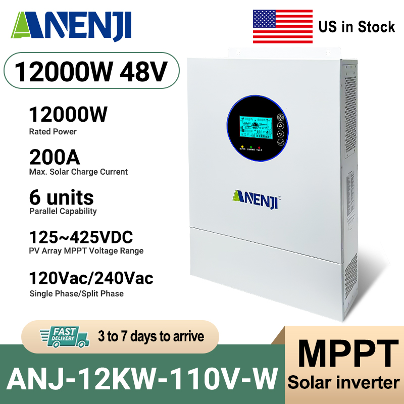 ANENJI 12KW 120V/240VAC Solar  - đánh giá và giá Solar Pump Controller
