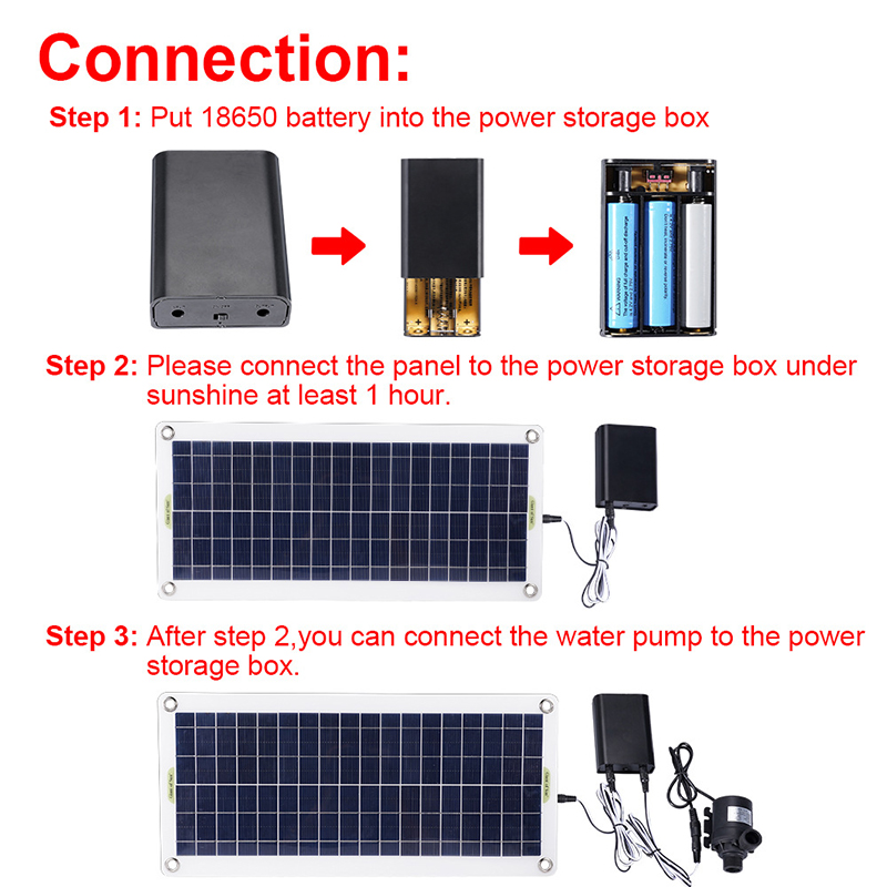 50W 12V Tiếng Ồn Thấp Không Ch - đánh giá và giá Solar Pool Pump Kit